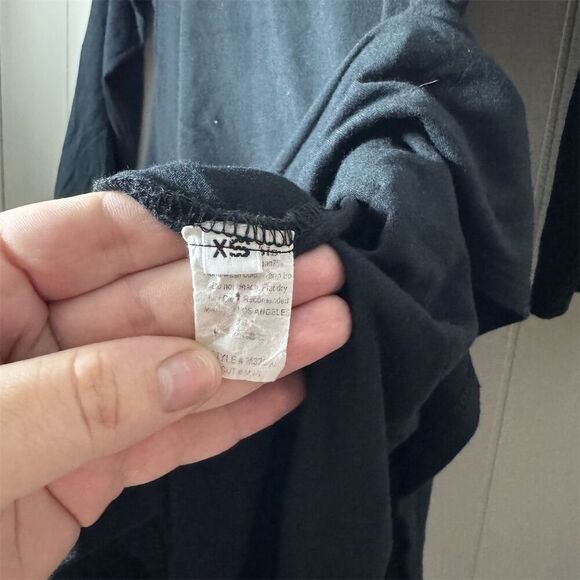 Et’Lois  Women's XS Black Long Sleeve Tunic Top with Pockets - Picture 6 of 7